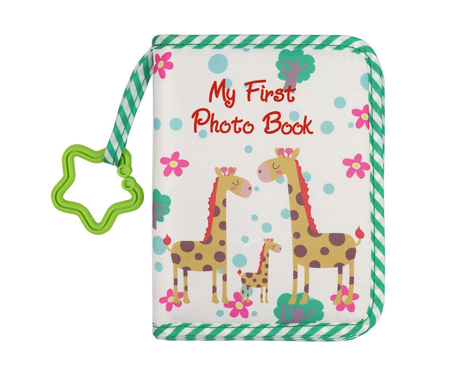 babies Photo Album Promote Brain Development Create Lasting Memories Soft Cloth Photo Book for babiess - Green