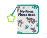 babies Photo Album Promote Brain Development Create Lasting Memories Soft Cloth Photo Book for babiess - Light Green