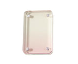 Card Brick grip Suction Transparent Visible DIY Store Photos Gradient Color Flowing Sand Mahjong Size Card Case Album Home Supply - Pink