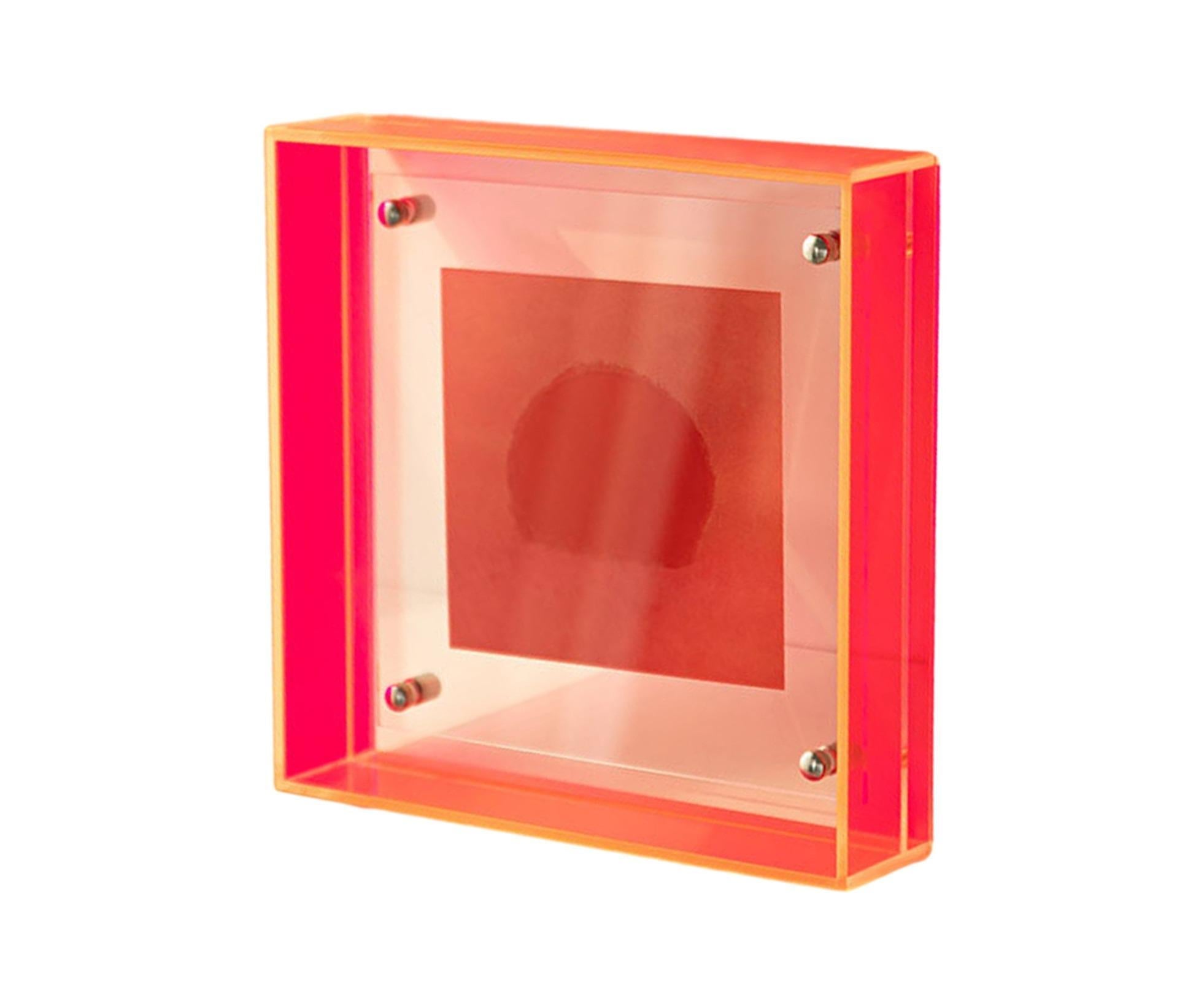 Dazzling Acrylic Photo Frame Ornaments Printing And Framing Creative Picture Frame Display DIY Wash Photos Home Decor - Red