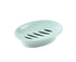 Double Layers Oval Soap Storage Holder Box Stand Kitchen Bathroom Accessories-Green