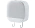 Flip Lid Design Soap Dish Impact-resistant PS Keep Sponge Dry Sponge Holder for Bathroom-Gray