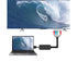 HDMI-compatible Converter No Distortion Portable Black Quick Transmission HDMI-compatible to YPBPR Converter for Projector - Black