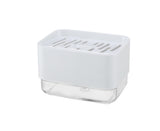 Innovative Dish Soap Dispenser Decorative HIPS 2 in 1 Liquid Detachable Soap Storage Case Holder for Home-White