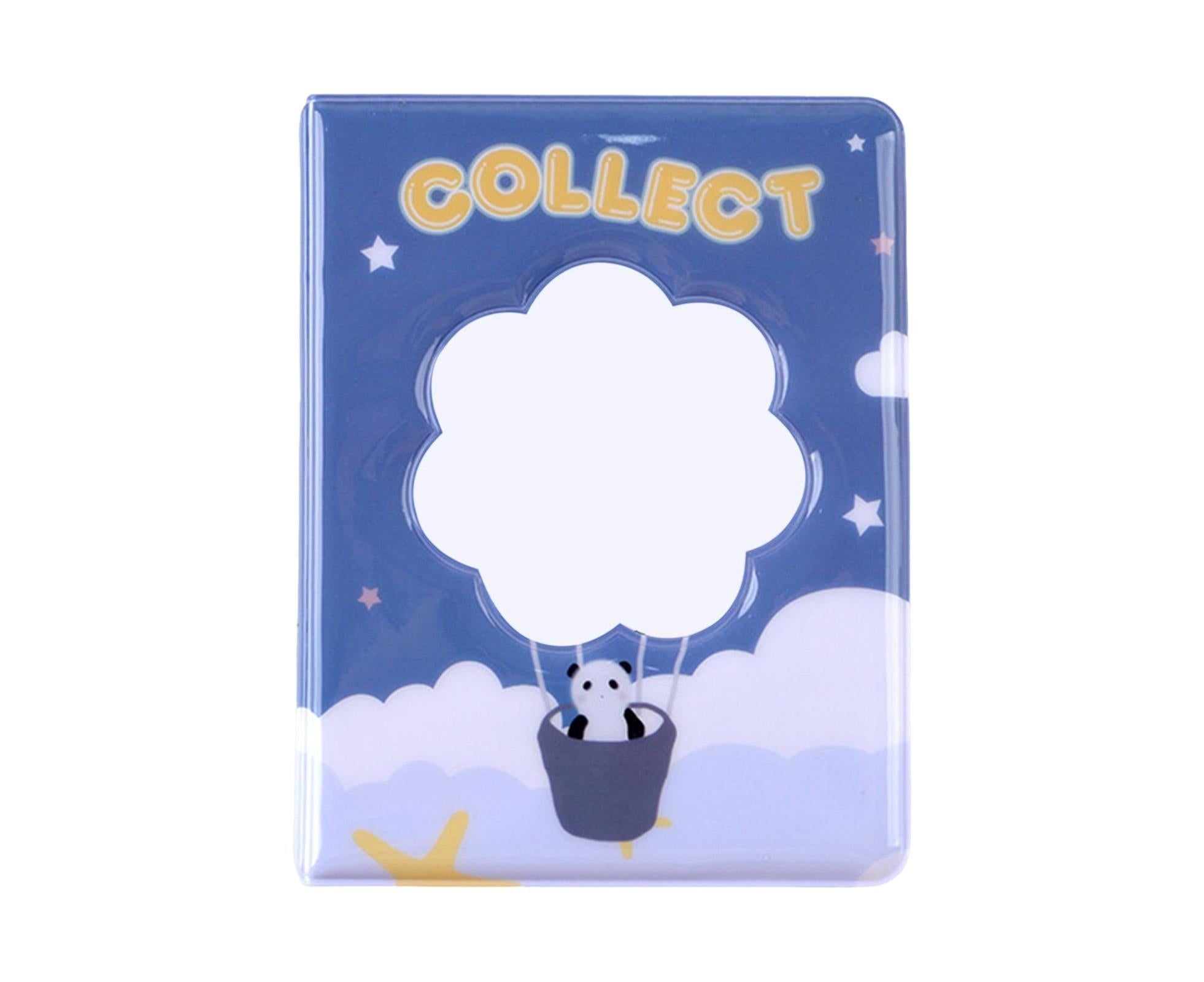 Inserted Type Photo Album Waterproof 36 Pockets Souvenir Not-yellowing Picture Book for Photograph-Blue