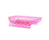 Kitchen Basin Sink Soap Dish Tray Water Draining Holder Suction Cup Bathroom Box-Pink