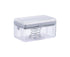 Multifunctional Soap Box Drainable Eco-friendly Built-in Spring Soap Holder Household Supplies-Grey