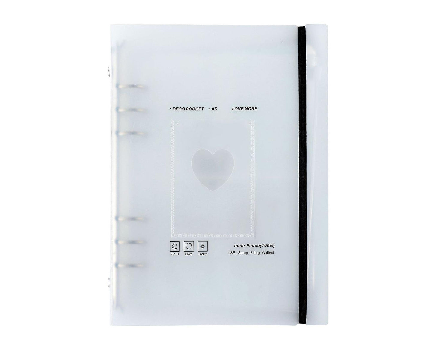 Photo Album Large Capacity Inserted Type Dustproof Souvenir A5 Loose-leaf 3 Inches Stars Photos Binder for Student