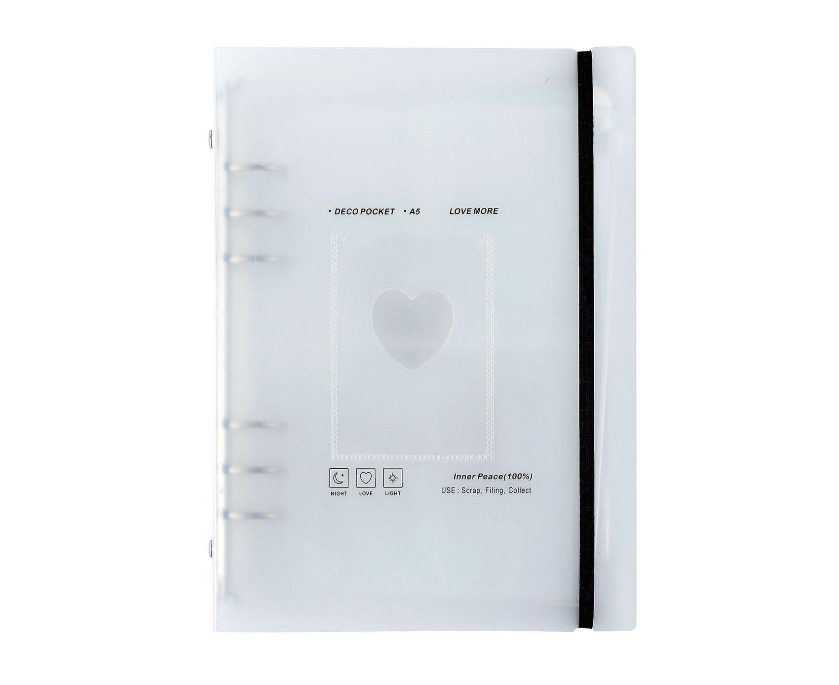 Photo Album Large Capacity Inserted Type Dustproof Souvenir A5 Loose-leaf 3 Inches Stars Photos Binder for Student