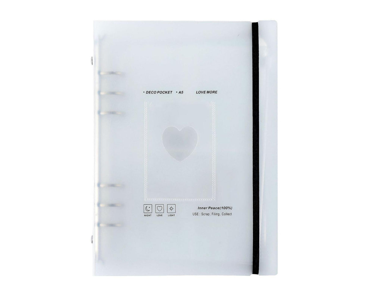 Photo Album Large Capacity Inserted Type Dustproof Souvenir A5 Loose-leaf 3 Inches Stars Photos Binder for Student