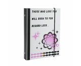 Photo Album with Lanyard 6 Holes Loose-leaf Type 3 Inches Album Collection Book Student Supplies - White