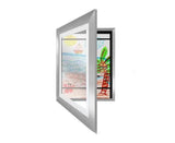 Picture Frame Front-Opening Shatter Resistant Decorative Changeable Not Easily Deformed Display Photo Easy to Use babies Artwork Picture Frame Home Decor - Silver