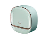 Soap Box Flip Cover Waterproof Dust-proof Wall-Mounted Soap Holder with Lid for Bathroom -Mint Green
