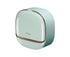 Soap Box Flip Cover Waterproof Dust-proof Wall-Mounted Soap Holder with Lid for Bathroom -Mint Green