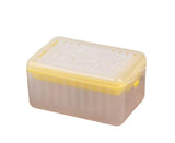 Soap Box with Bubbler Hands Free Transparent Detachable Easy to Clean Storage Plastic Roller Style Soap Holder Bathroom Accessories