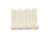 Soap Dish Easy Clean Self-draining Silicone Convenient Quick Drainage Soap Rack Toilet Supplies -Ivory