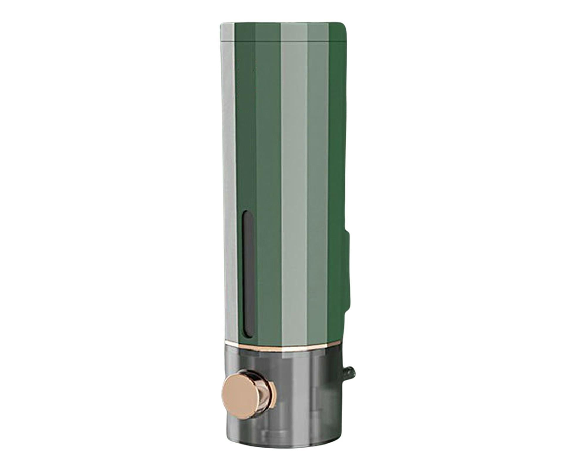 Soap Dispenser Wall Mounted Punch-free Visible Window Press Type Large Capacity Shampoo Conditioner Shower Gel Container for Bathroom