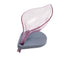 Soap Holder Drainage Design Leaf Shape Solid Color Punch-free Great Stickiness Storage Soaps Sturdy Structure with Sucker Soap Plate Bathroom Stuff - Purple