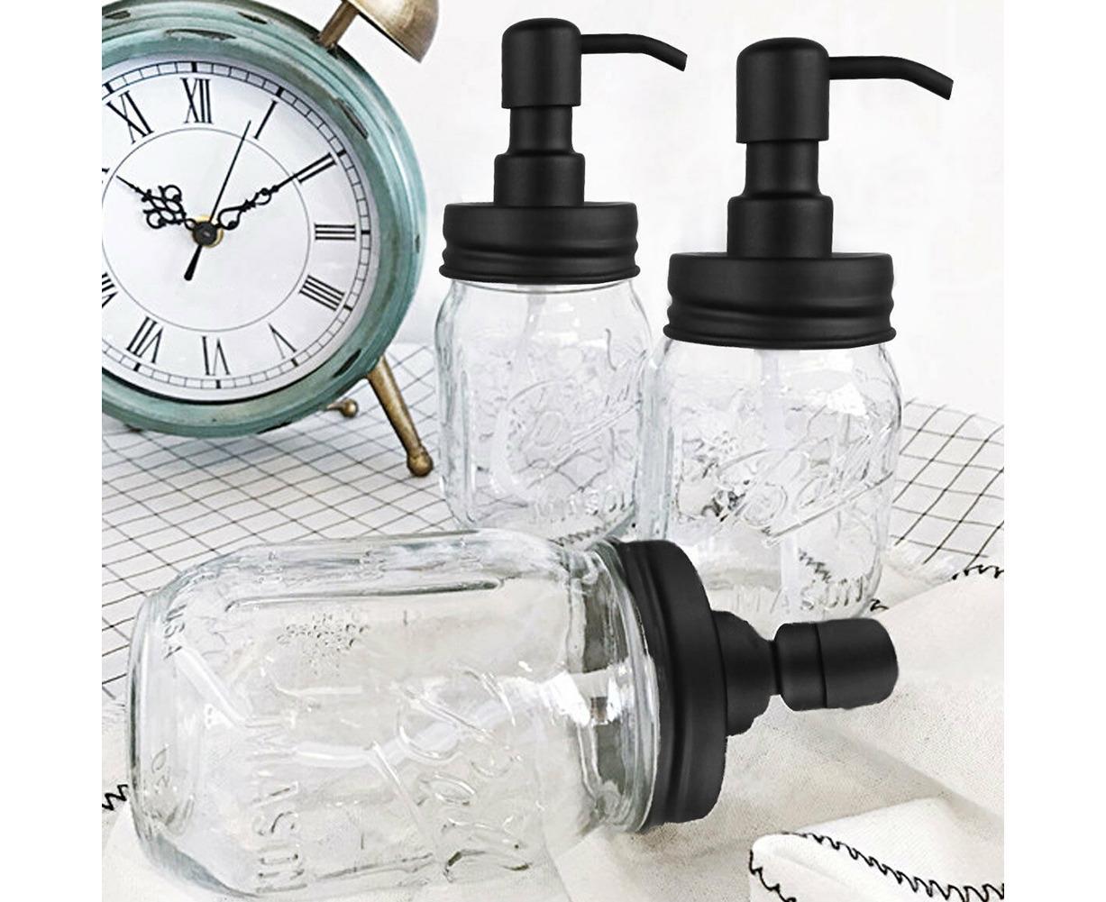 Stainless Steel Jar Soap Lotion Anti-Rust Bath Dispenser Lid Tube Pump Cap Head