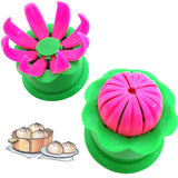 2-Pack Steamed Stuffed Bun Making Mold, Pastry Pie Steam Bun Dumpling Maker Mould, Empanada Mold Kit