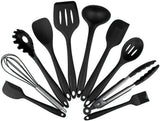 Kitchen Utensils Silicone Set, Bpa-free Silicone Kitchen Utensil Set, Dishwasher secure, Non-stick