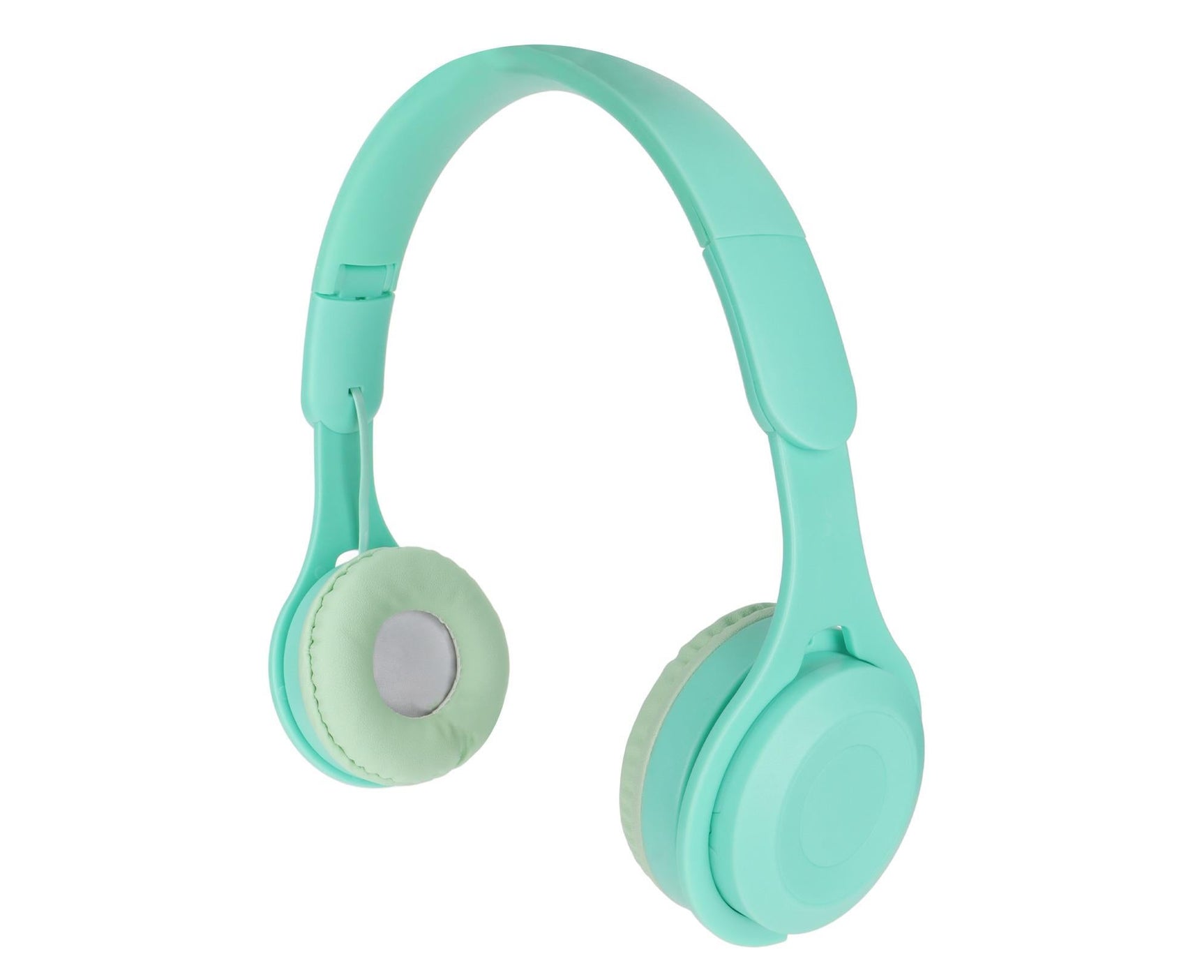 Y08 babies Headphone Macaron Stylish Stereo Sound Foldable Plug in Card Bluetooth Over Ear Headphones Green