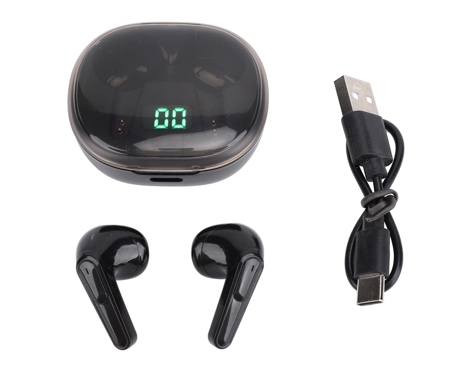 Language Translator Earbuds with APP Bluetooth 5.3 Support 144 Noise Cancellation Real Time Translation for Music Calling Black