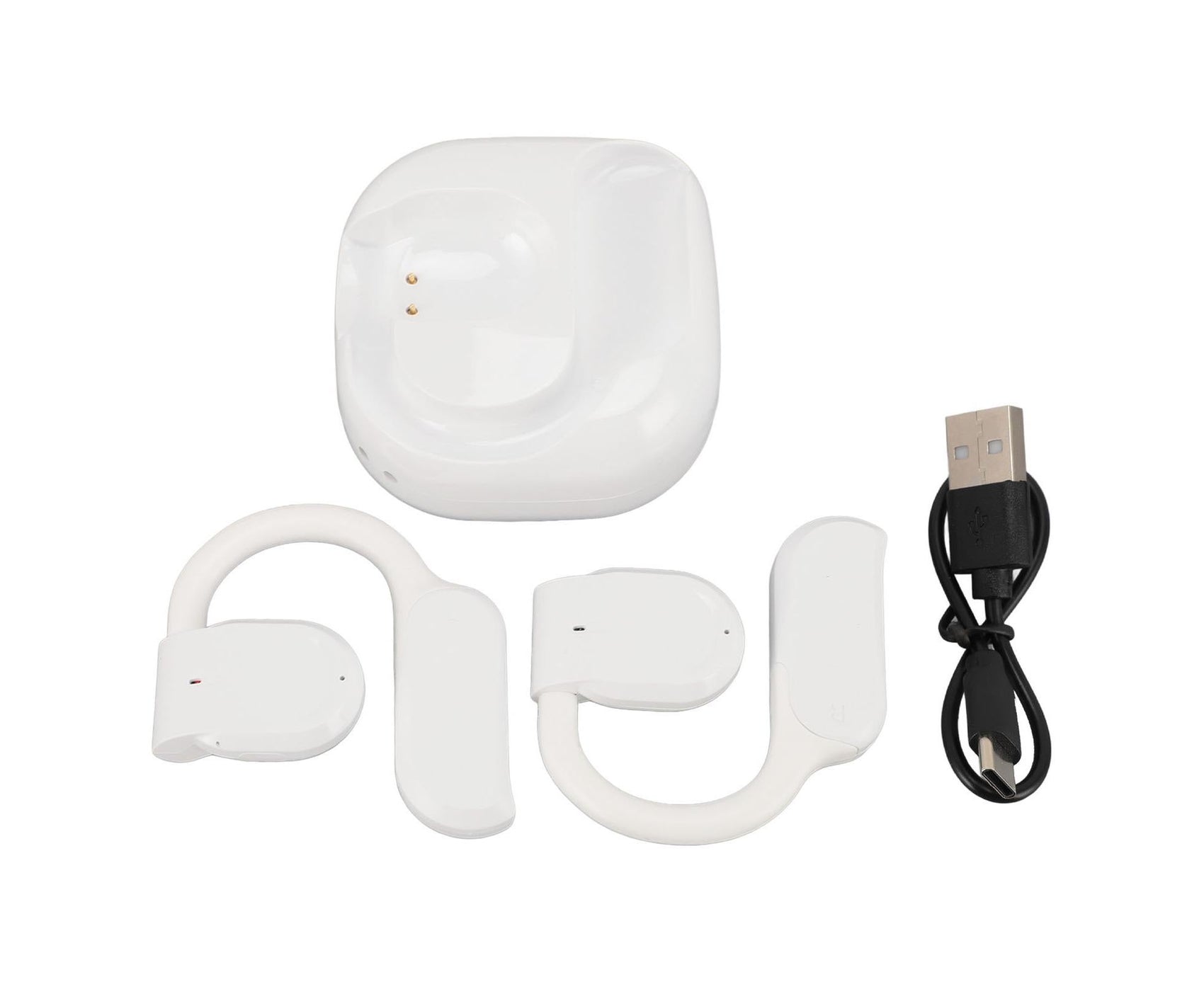 Language Translator Earbuds 144 3 Translation Modes Real Time Headphones for Android IOS White