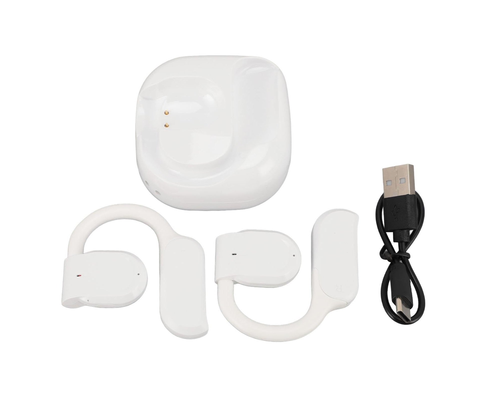 Language Translator Earbuds 144 3 Translation Modes Real Time Headphones for Android IOS White