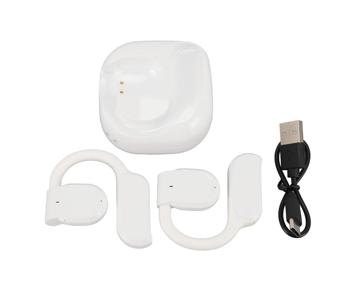 Language Translator Earbuds 144 3 Translation Modes Real Time Headphones for Android IOS White