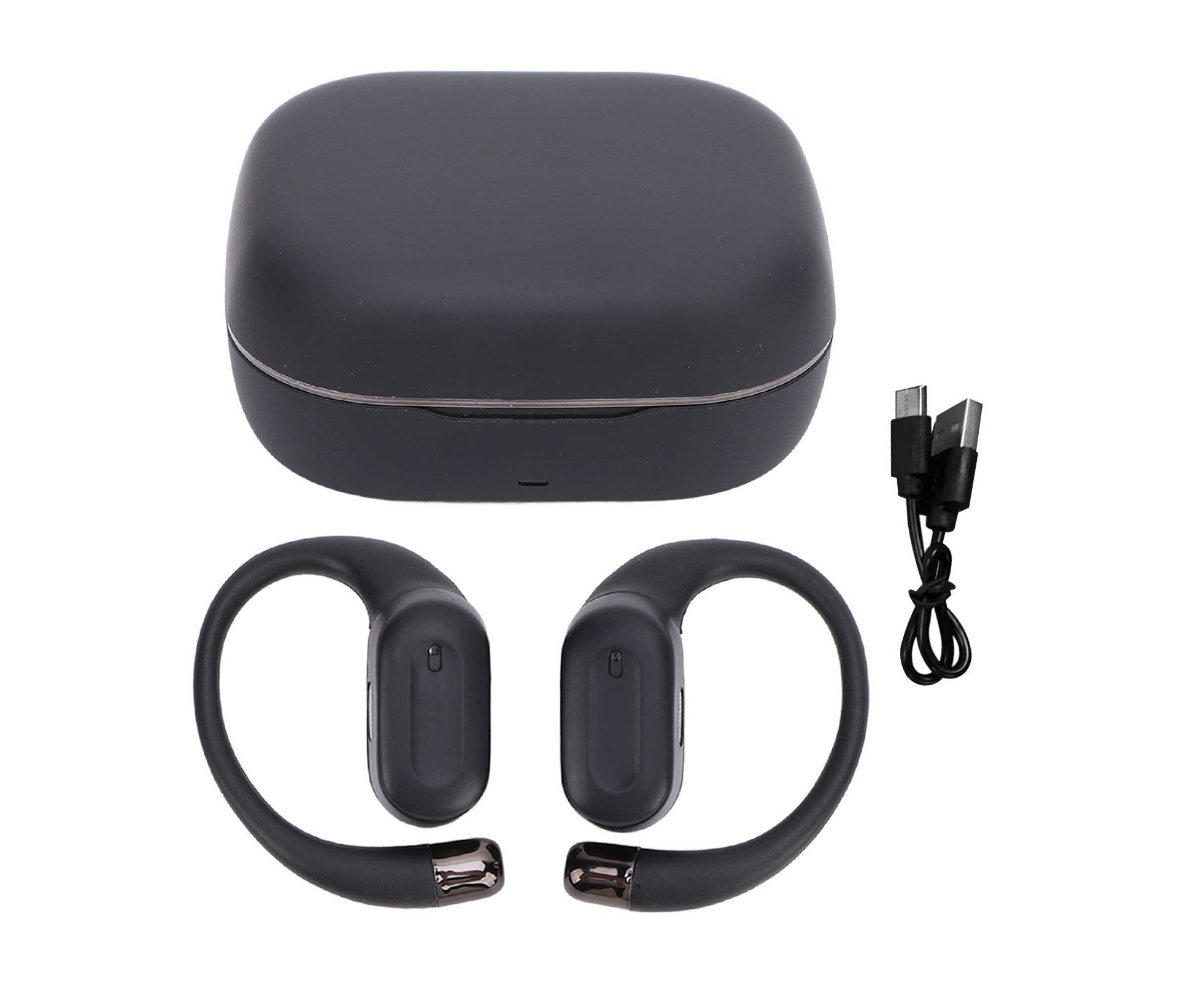 Language Translator Earbuds Bluetooth 5.3 144 Languages Online 3 Modes Instant Voice with APP for IOS Android Black
