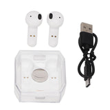 Language Translator Earbuds Bluetooth 5.3 144 Languages Online Translation Translator Earphones for Music and Calling White