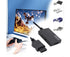 WII2 to HDMI-compatible Converter Portable 3.5mm Audio Jack Plug and Play High Clarity WII2 to HDMI-compatible Adapter for TV - Black