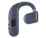 Bluetooth Headset BT 5.3 Noise Cancelling HD Calls Long Battery Life Single Ear Earpiece for Business Sports Game Blue