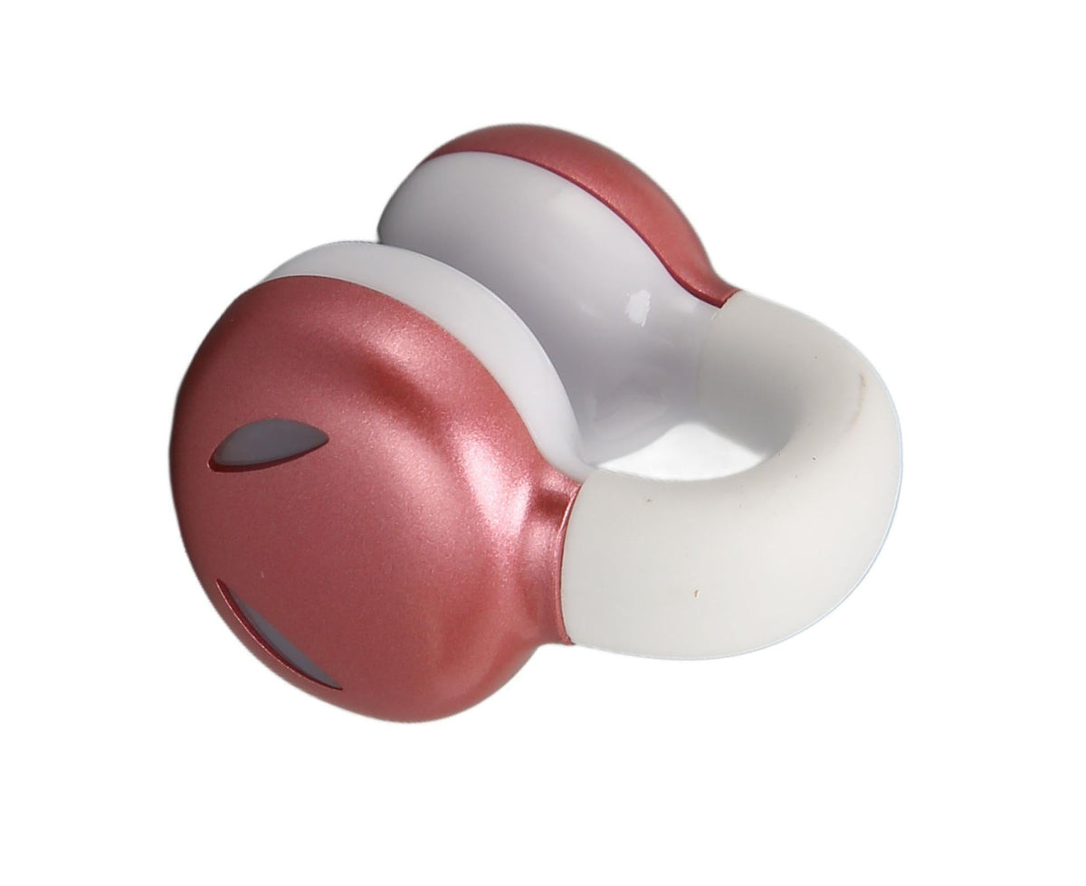 Bluetooth Clip On Earphones HiFi Stereo Noise Cancelling Waterproof Clip On Open Ear Headphones for Sports Music Calling Pink