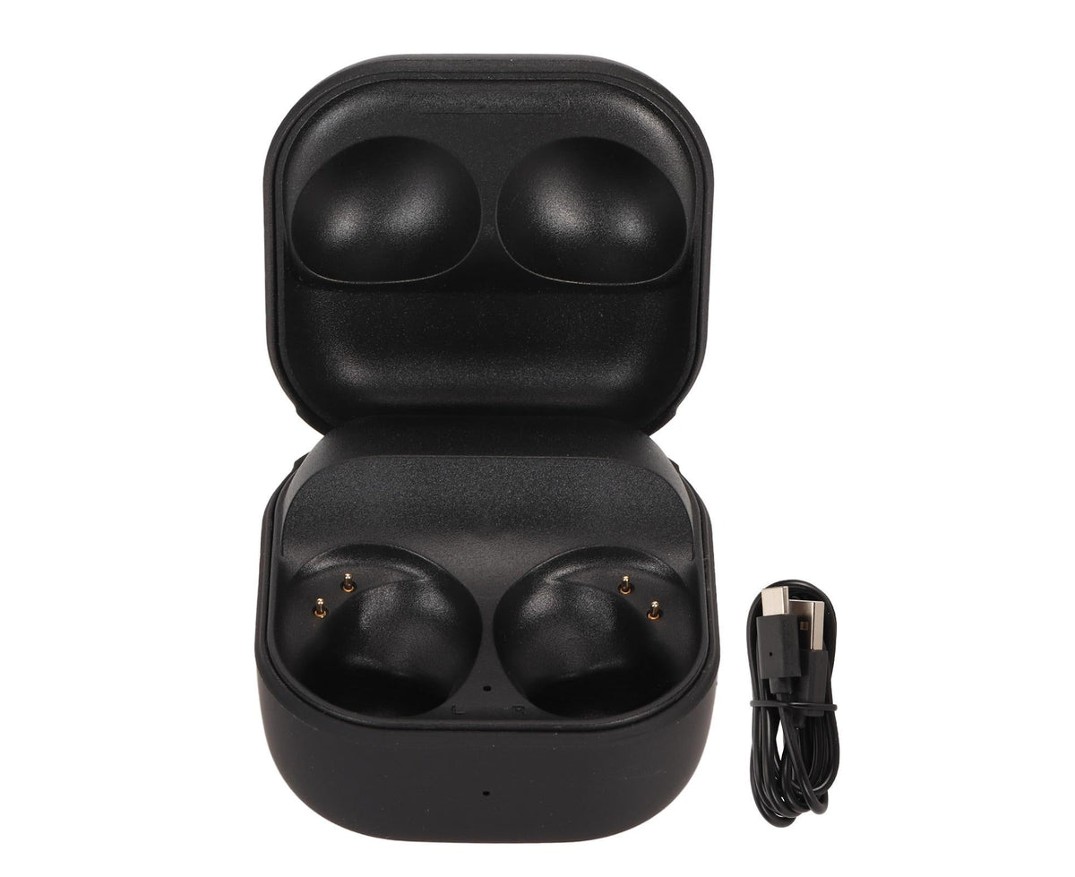 Earbuds Charging Case 600mAh Replacement Bluetooth Earphone Charger for Galaxy Buds2 Pro SM R510 Black