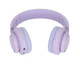 babies Bluetooth Headphones Foldable Ajustable RGB Colorful Light Headset with Mic for babies Study BT06C