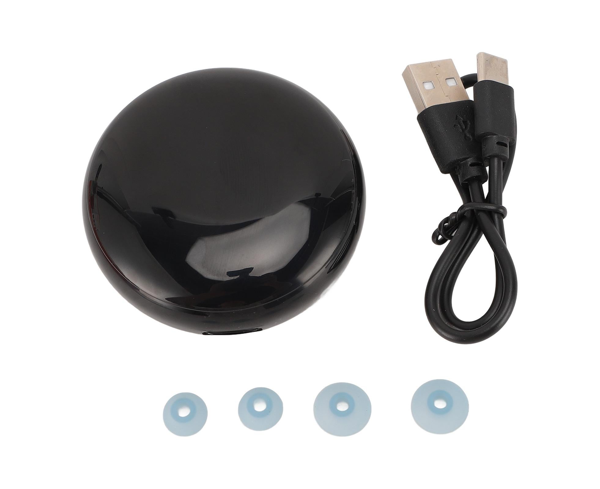 Language Translator Earbuds Two Way Translation Earphones Real Time Headset With 144 Languages Bluetooth Online For Traveling Business Learning Black