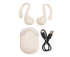 Language Translator Earbuds 144 Online Translation Languages Bluetooth 5.3 Device with APP for Android Music Playback Call White