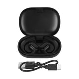 Language Translator Earbuds Multifunction Noise Reduction 144 Kinds Languages Real Time Translation Headphone Black