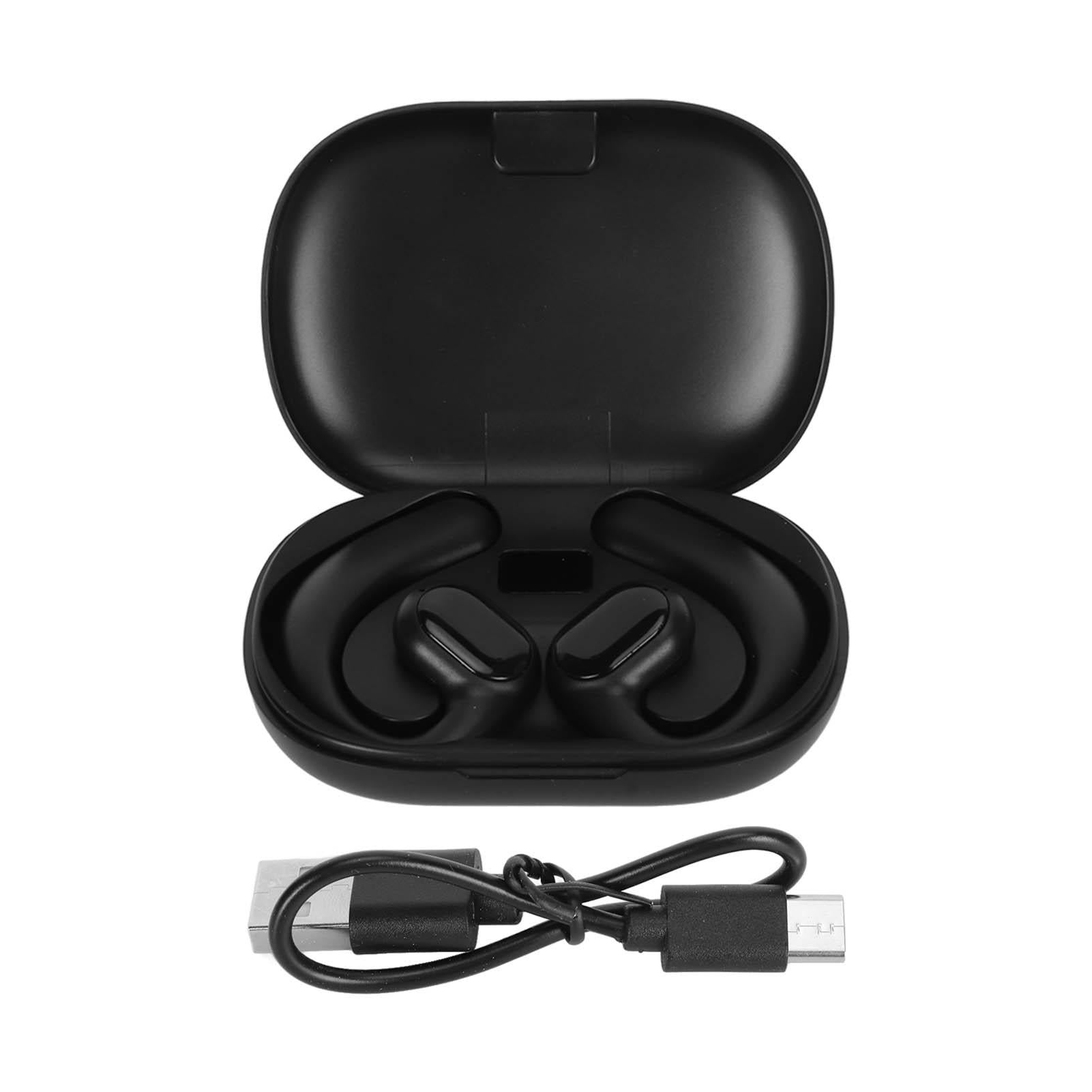 Language Translator Earbuds Multifunction Noise Reduction 144 Kinds Languages Real Time Translation Headphone Black