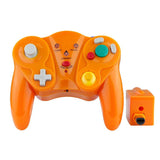 Wireless Game Controller for GC - 2.4Ghz Gamepad with Turbo & Vibration - Compatible with GC Console - Orange