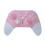 Wireless Game Controller for Switch,PC,Android & PS3 - Pro Gaming Gamepad with Bluetooth,Turbo & Vibration - Pink White