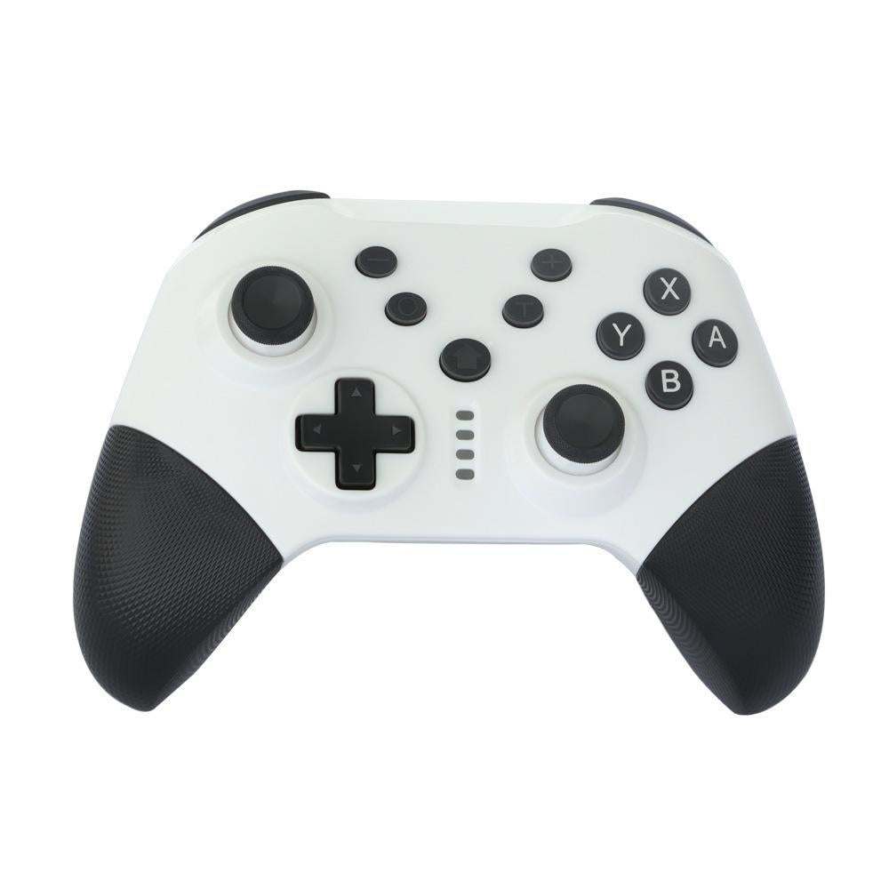 Wireless Game Controller for Switch,PC,Android & PS3 - Pro Gaming Gamepad with Bluetooth,Turbo & Vibration - White Black