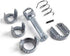1set Auto Car Front Left Right Door Lock Cylinder Repair Kit Replacement Parts For BMW E46 3 SERIES Car Accessories