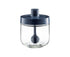 One-piece Design Seasoning Jar Smooth Edge Glass Multi-purpose Spice Bottle Cooking Gadget-Blue