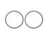 New Replacement Gaskets for Juicer, 2 White Rubber Rings, Flexible Home Use