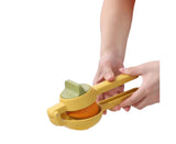 Lemon Squeezer, Multifunctional Plastic Portable Juicer for Fruit, Home Use, Yellow