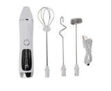 Handheld Electric Milk Frother, Wireless Portable Foam Maker for Coffee, Tea & Chocolate