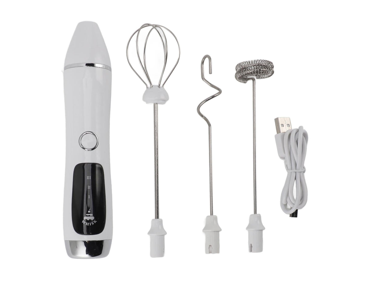 Handheld Electric Milk Frother, Wireless Portable Foam Maker for Coffee, Tea & Chocolate